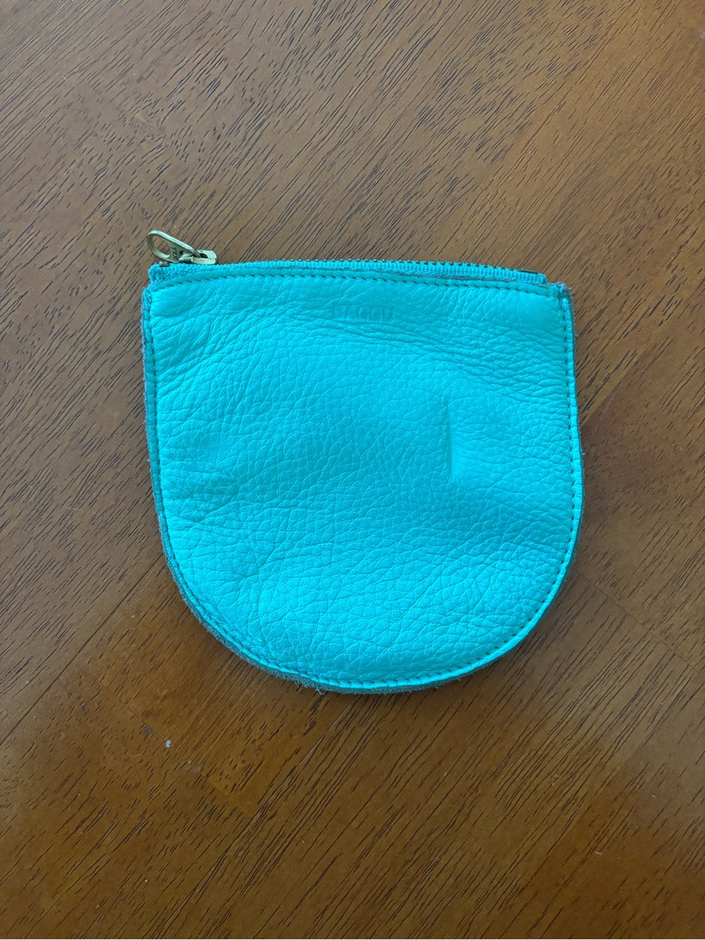 Baggu Small U-pouch leather